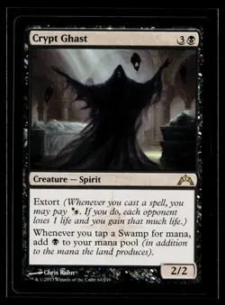 MTG Magic the Gathering Crypt Ghast (61/249) Gatecrash LP-NONFOIL - Image 1