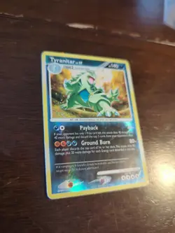 Tyranitar 17/123 Mysterious Treasures Reverse Holo Rare Pokemon MP - Image 2