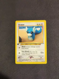 Dratini 63/105 1st Edition Neo Destiny Pokemon NM - Image 1