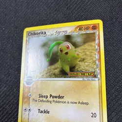 Chikorita 44/101 Dragon Frontiers Reverse Holo Pokemon NM - Image 2