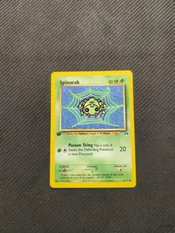 Spinarak 64/75 1st Edition Neo Discovery Pokemon NM - Image 1