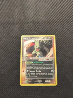 Dark Tyranitar 20/109 ex Rockets Return Non Holo Rare Pokemon HP - Image 1
