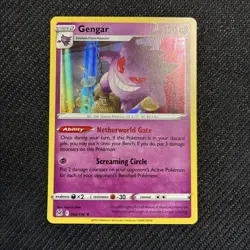 Gengar 066/196 Lost Origin Holo Rare Pokemon NM - Image 1