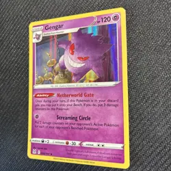 Gengar 066/196 Lost Origin Holo Rare Pokemon NM - Image 2