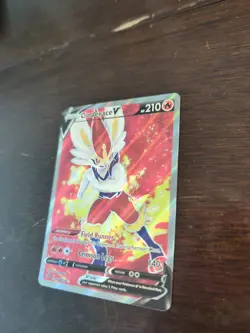 Cinderace V 178/192 Rebel Clash Full Art Pokemon NM - Image 3