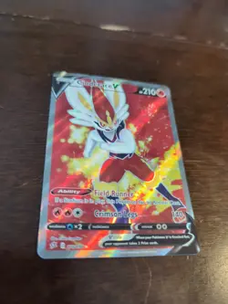 Cinderace V 178/192 Rebel Clash Full Art Pokemon NM - Image 4