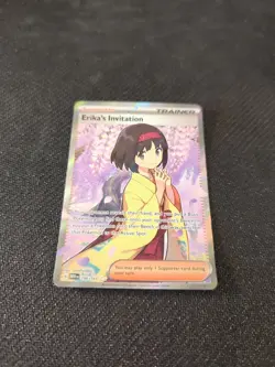 Erika's Invitation 196/165 Full Art Pokemon 151 NM - Image 2