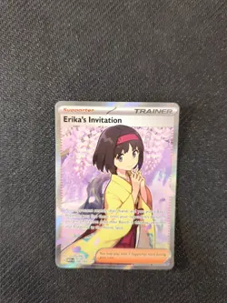 Erika's Invitation 196/165 Full Art Pokemon 151 NM - Image 3