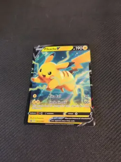 Pikachu V SWSH063 Sword Shield Promo Pokemon NM - Image 2