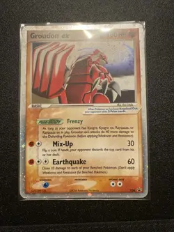 Pokemon TCG Groudon-EX Nintendo Black Star Promos 38 Holo 1st Edition Excellent - Image 1