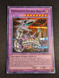 Yu-Gi-Oh! Chimeratech Fortress Dragon DUSA-EN065 1st Edition Ultra Rare NM - Image 1