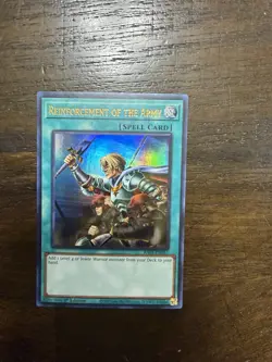 YuGiOh! - Reinforcement Of The Army RA01-EN051 Ultra Rare 1st Edition Near Mint - Image 1