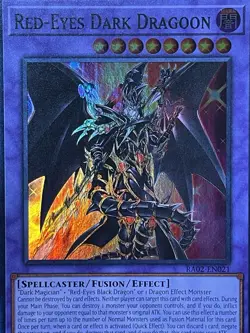 YUGIOH Red-Eyes Dark Dragoon - Super Rare 1st Edition RA02-EN021 - Image 1