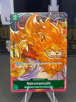 Nekomamushi (Box Topper) OP01-048 English C Romance Dawn One Piece (DAMAGED) - Image 1