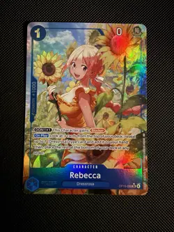 Rebecca (Alt Art) OP15-053 SR Adventure on KAMI's Island ONE PIECE ENGLISH - Image 1