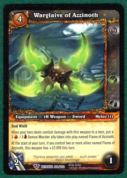 Warglaive of Azzinoth - Betrayal of the Guardian #190 - World of Warcraft TCG - Image 1