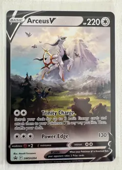 Pokemon TCG Arceus V Sword & Shield Swsh204 Holo Promo - Image 1