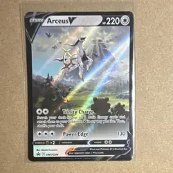Pokemon TCG SWSH Sword & Shield Arceus V SWSH204 Promo Holo Basic 220 HP English - Image 1