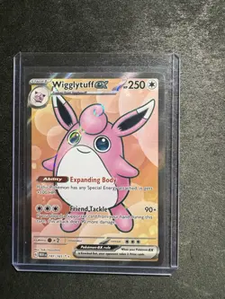Pokemon TCG Wigglytuff EX Scarlet & Violet Holo Ultra Rare Card 187/165 - Image 1