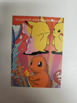 Topps Pokemon #6 of 10 JIGGLYPUFF Puzzle Chase Trading Card TV Animation 2000 NM - Image 2