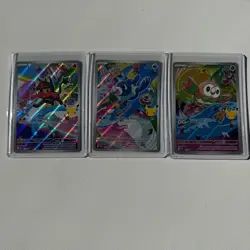 Pokemon First Partner Illustration Collection 3 card gen 7 (Alola set) - Image 1
