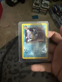 Pokemon TCG Dark Gyarados Promo Card Pre-Release 8/82 Holo NM - Image 1