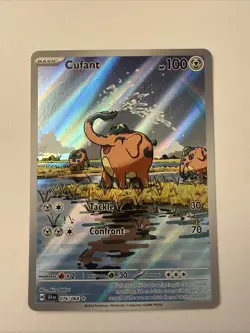 Cufant 076/064 Illustration Rare 2024 Pokemon Shrouded Fable Full Art Card NM+ - Image 1