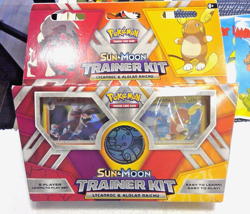 Pokemon TCG Sun & Moon Lycanroc & Alolan Raichu Trainer Kit Card Game New - Image 1