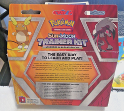 Pokemon TCG Sun & Moon Lycanroc & Alolan Raichu Trainer Kit Card Game New - Image 2