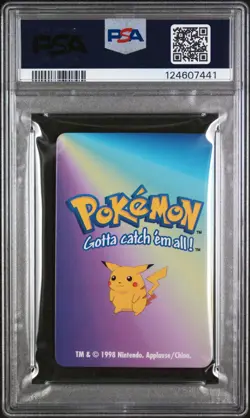 1998 KFC POKEMON CARD GAME #06 CHARIZARD PSA 6 - Image 2