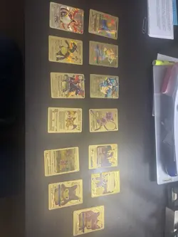 Lot Of 16 Pokemon Gold Cards - Image 1