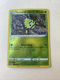 🪲Pokemon TCG Spinarak Reverse Holo Card 006/078 NM/LP - ‼NOT DITTO‼ - Image 1
