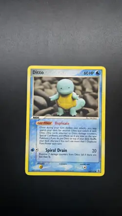 Ditto - (Squirtle) 064/113 Delta Species Regular Pokemon Card - Ungraded - Image 1
