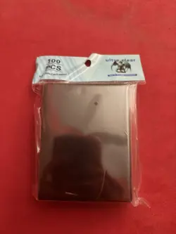 100 Clear Ultra Clear Card Sleeves Standard 2.625 x 3.6 in Protectors - Image 1