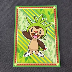 Chespin Japanese Pokemon Center Post Card 2013 XY - Image 1