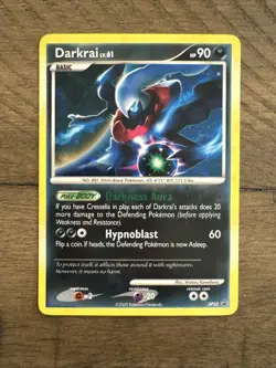 Vintage Pokemon TCG Darkrai DP52 Promo Black Star Holo Card - Image 3