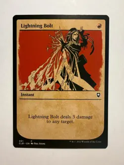 Lightning Bolt (Showcase) 401 MTG Commander Legends: Battle for Baldur's Gate - Image 1