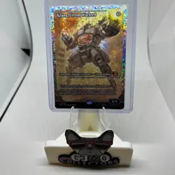 Magic The Gathering T.M.N.T. Krang, Utrom Warlord (S) FRACTURE FOIL 300 TMT - Image 1