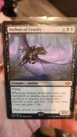 1x MTG Archon of Cruelty Modern Horizons 2 MH2 075/303 Regular Mythic Rare NM - Image 1