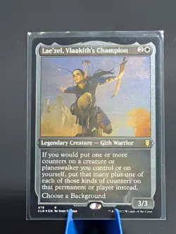 NM Foil-Etched Lae'zel, Vlaakith's Champion CLB #476 - Image 1