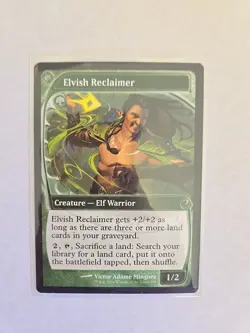 Magic the Gathering Elvish Reclaimer (Future Sight) Mystery Booster 2 Regular - Image 1