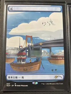 Secret Lair Magic The Gathering Tokyo Lands Jon Foil NM+ Never Played - Image 2