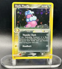 Dark Flaaffy 33/109 Stamped Pokemon EX Team Rocket Returns Reverse Holo LP/NM - Image 2