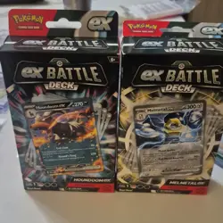 Pokemon Houndoom ex & Melmetal ex Battle Deck Sealed 2x 60-Card English - Image 1