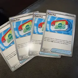 4x Pokemon TCG Perfect Order Pokepad Trainer 81/88 Poke Pad - Image 1