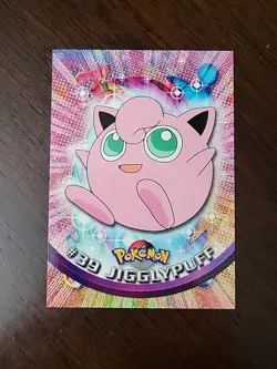 NM! BLACK Label Jigglypuff #39 TV Animation Edition 1999 Topps Pokemon - Image 1