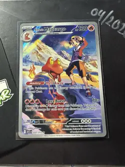 Ethan’s Magcargo 222/217 Illustration Rare, Ascended Heroes Holo, Pokemon TCG NM - Image 3