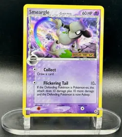 Smeargle δ Species 39/101 Stamped Pokemon EX Dragon Frontiers Reverse Holo LP/NM - Image 2