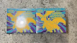 2x Ascended Heroes Elite Trainer Box ETB Lot Pokemon TCG New/Sealed - Image 1
