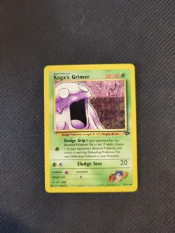 Koga's Grimer 78/132 Gym Challenge Pokemon NM - Image 1